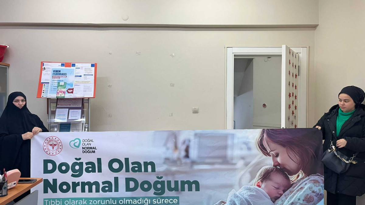 NORMAL DOĞUM İÇİN FARKINDALIK ETKİNLİĞİ DÜZENLENDİ