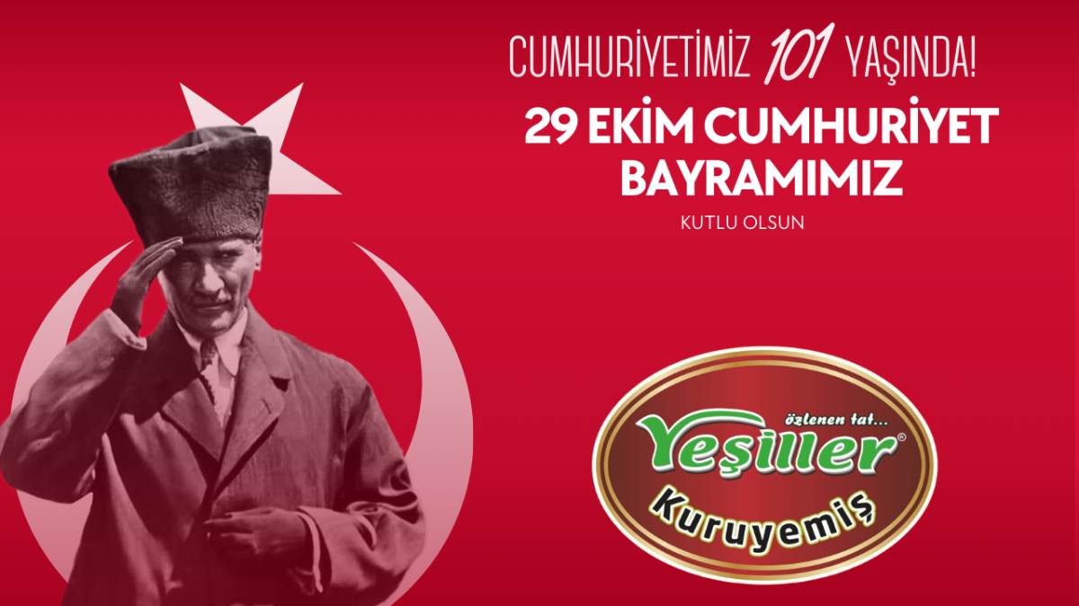 YEŞİLLER KURUYEMİŞ 29 EKİM İLANI